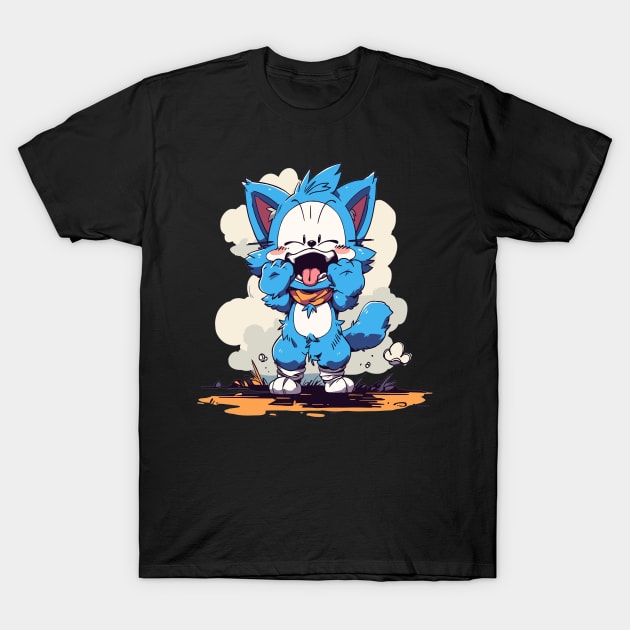 Excited Smurf T-Shirt by Lug